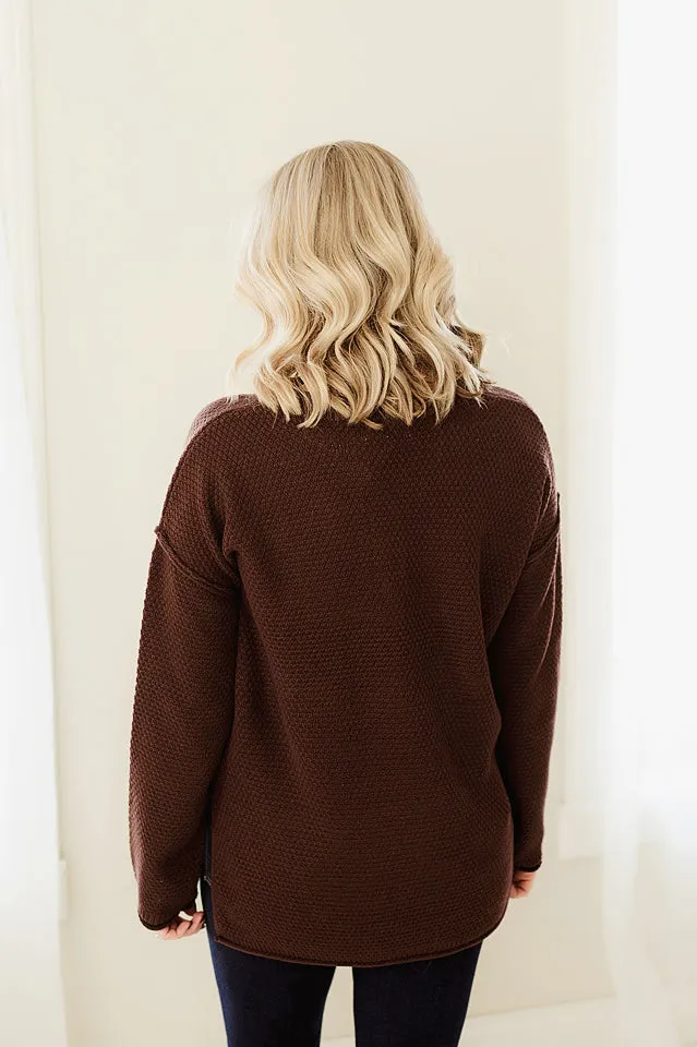 4 Button Henley Sweater