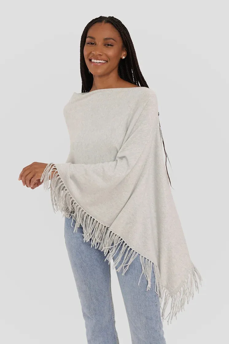 Alashan | Cotton Cashmere Trade Wind Fringe Topper | Women's