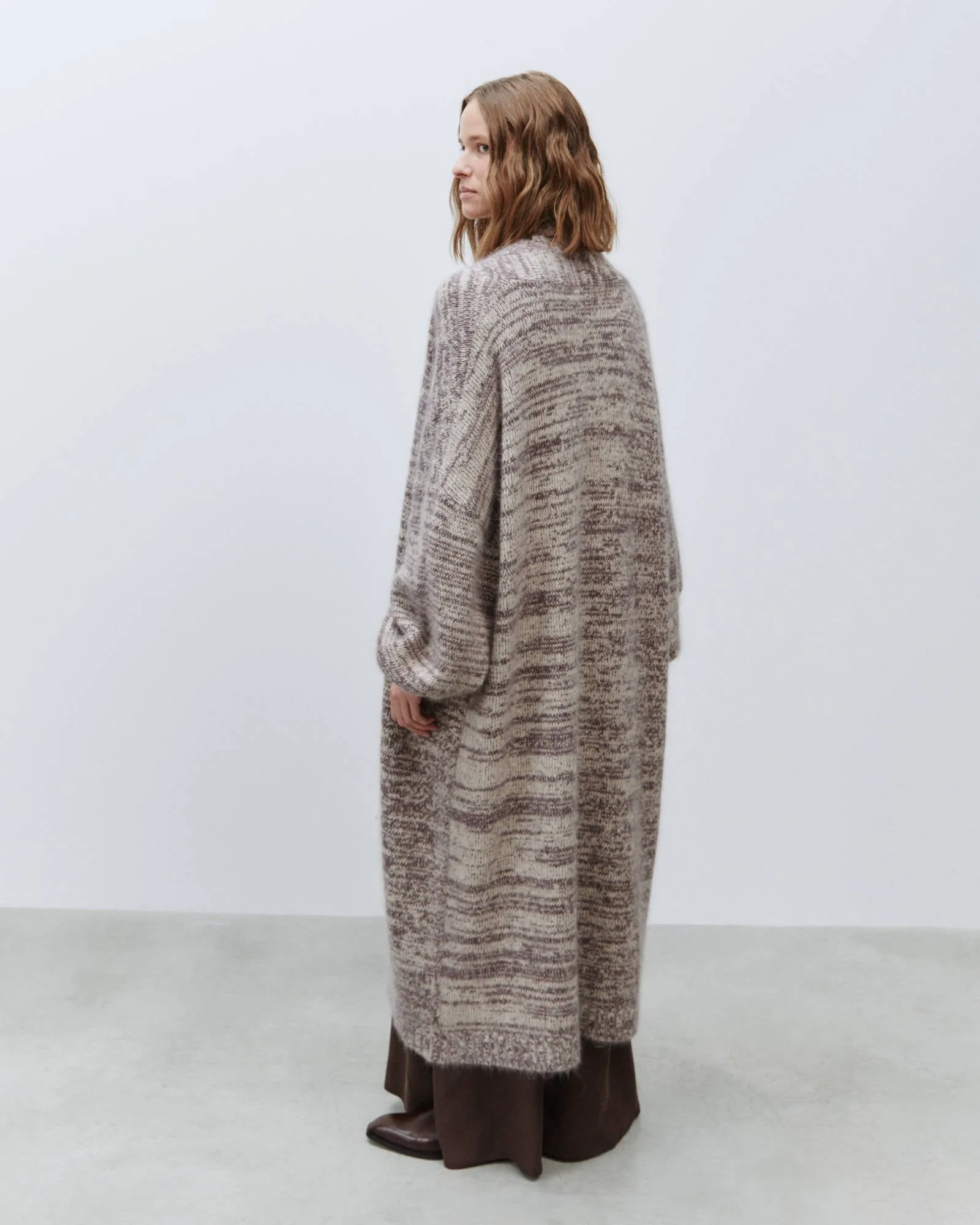 ANGORA MAXI CARDIGAN