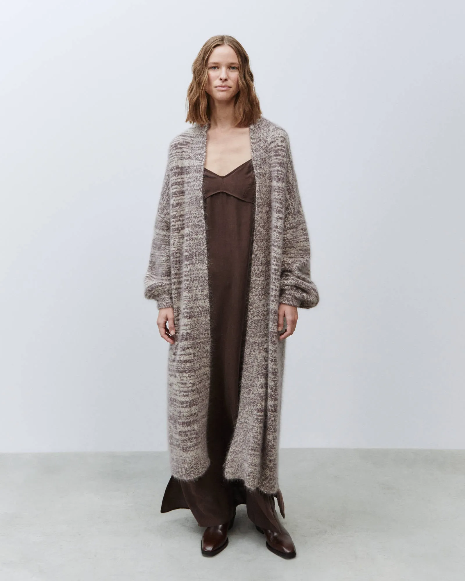 ANGORA MAXI CARDIGAN