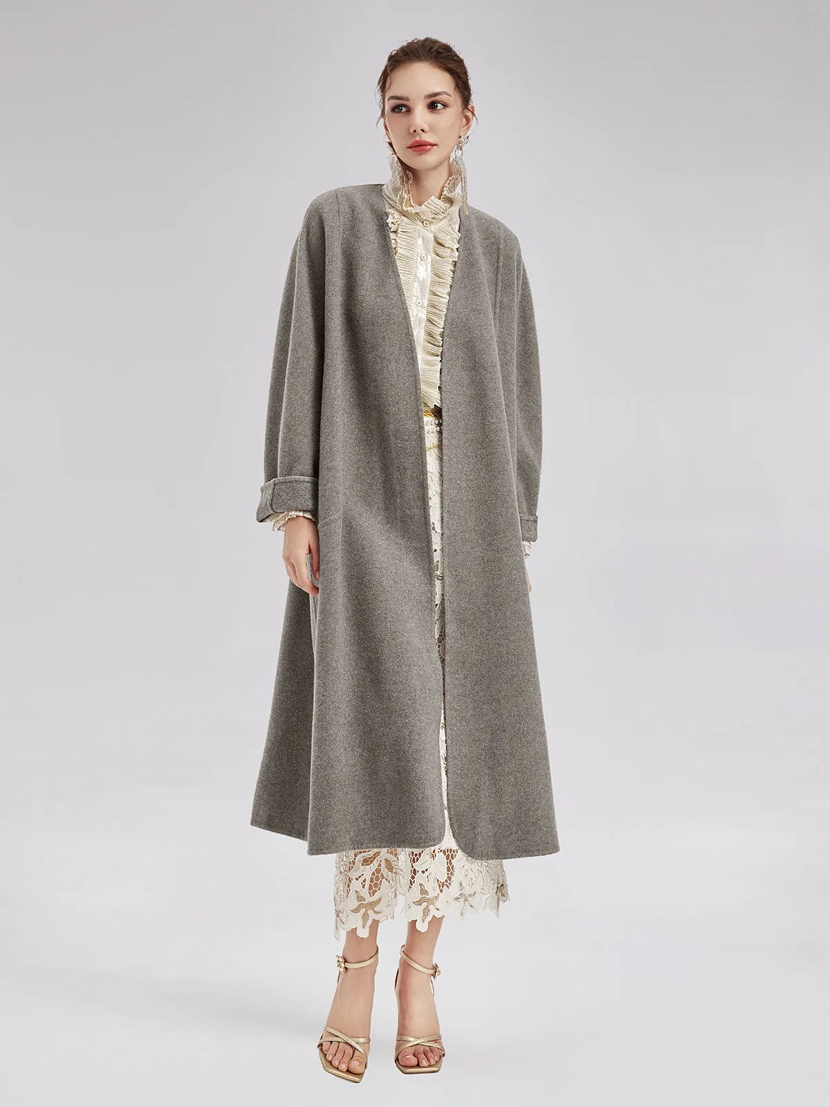 Australian Wool Cocoon Coat