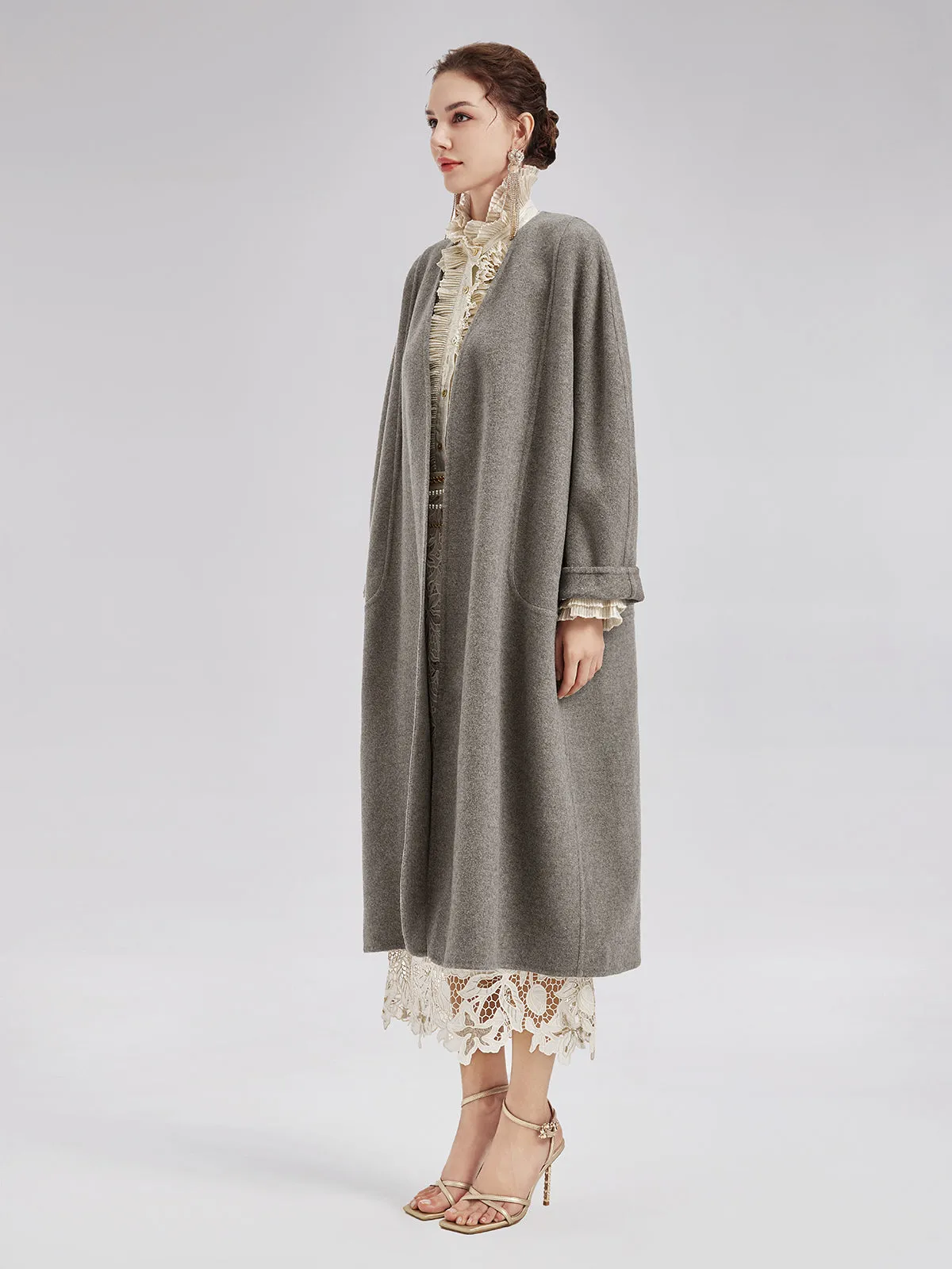 Australian Wool Cocoon Coat