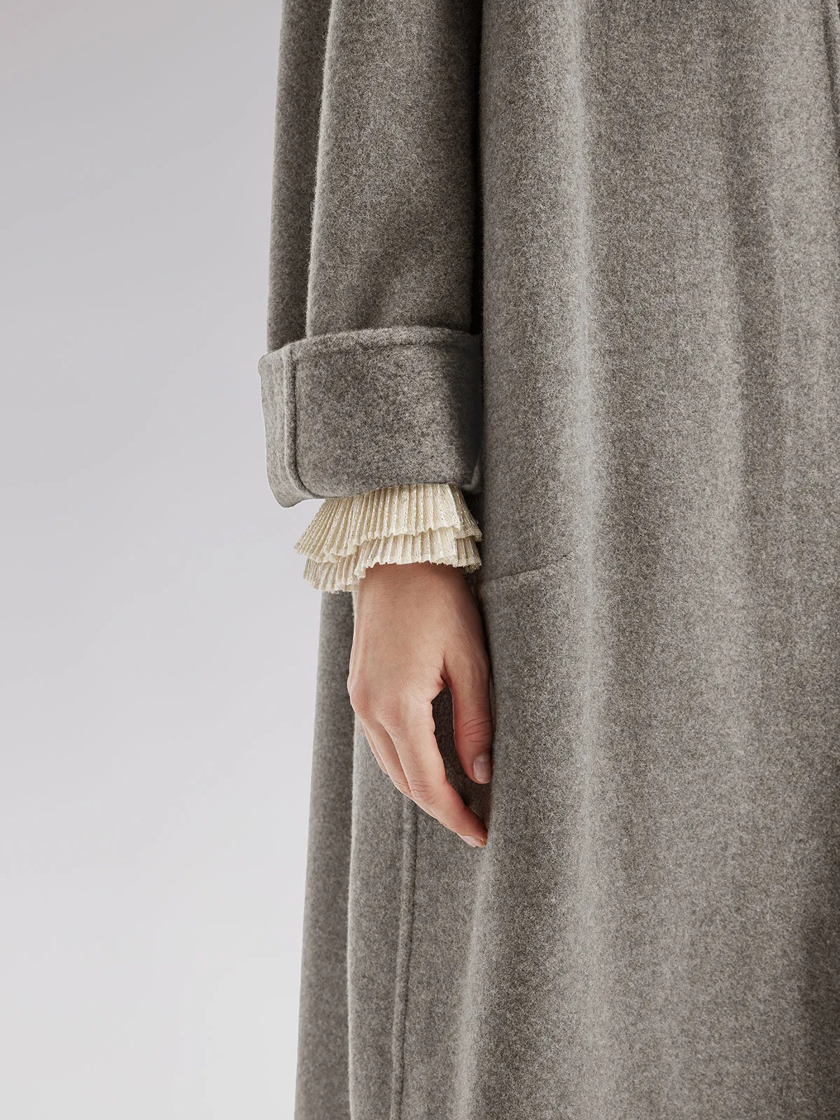 Australian Wool Cocoon Coat