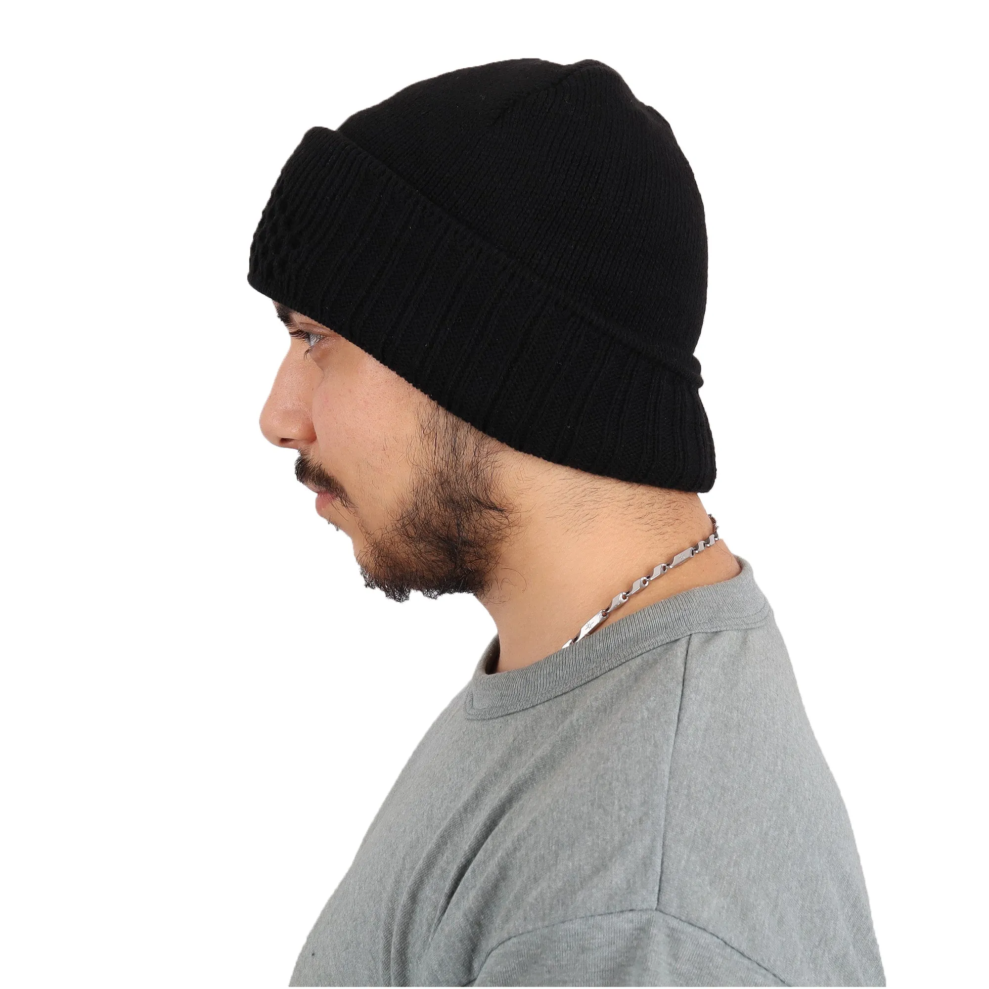 Black Knitted Balaclava Beanie (Ski Mask)