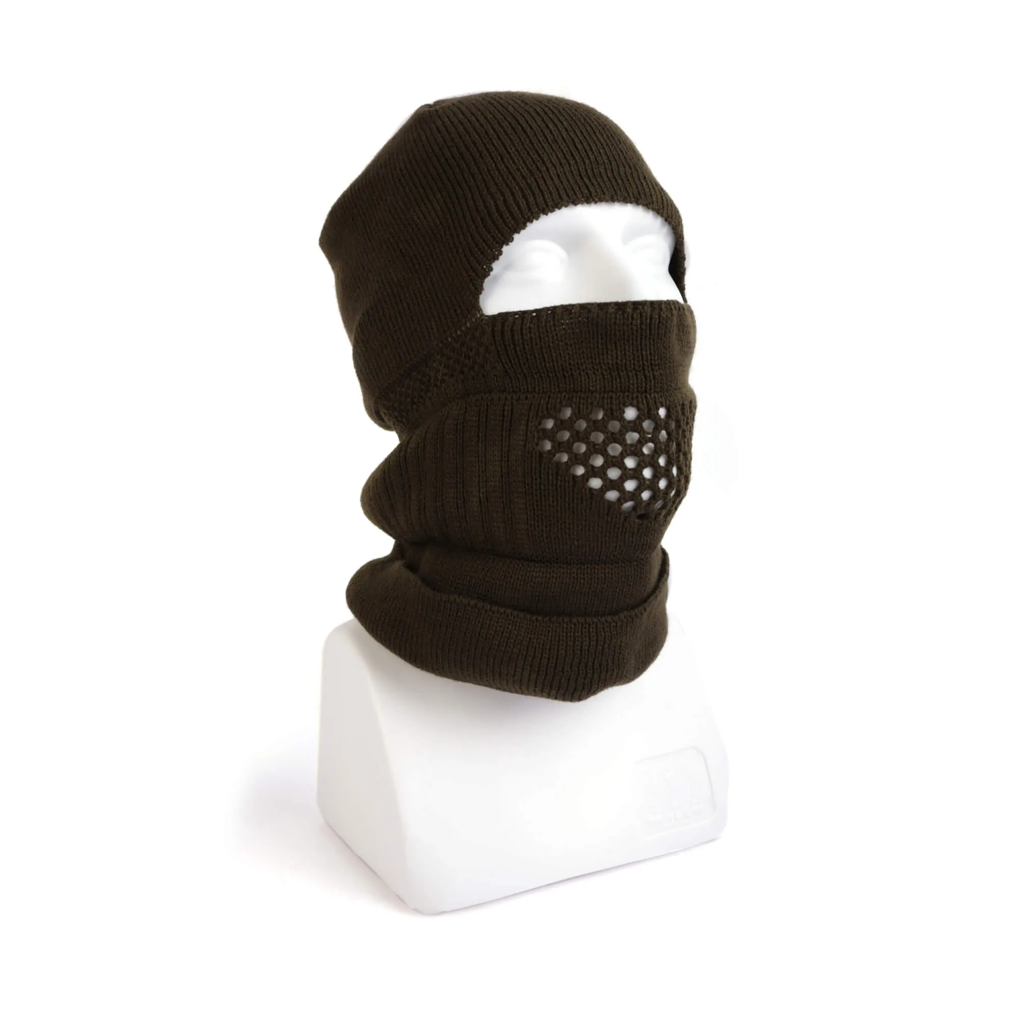 Black Knitted Balaclava Beanie (Ski Mask)