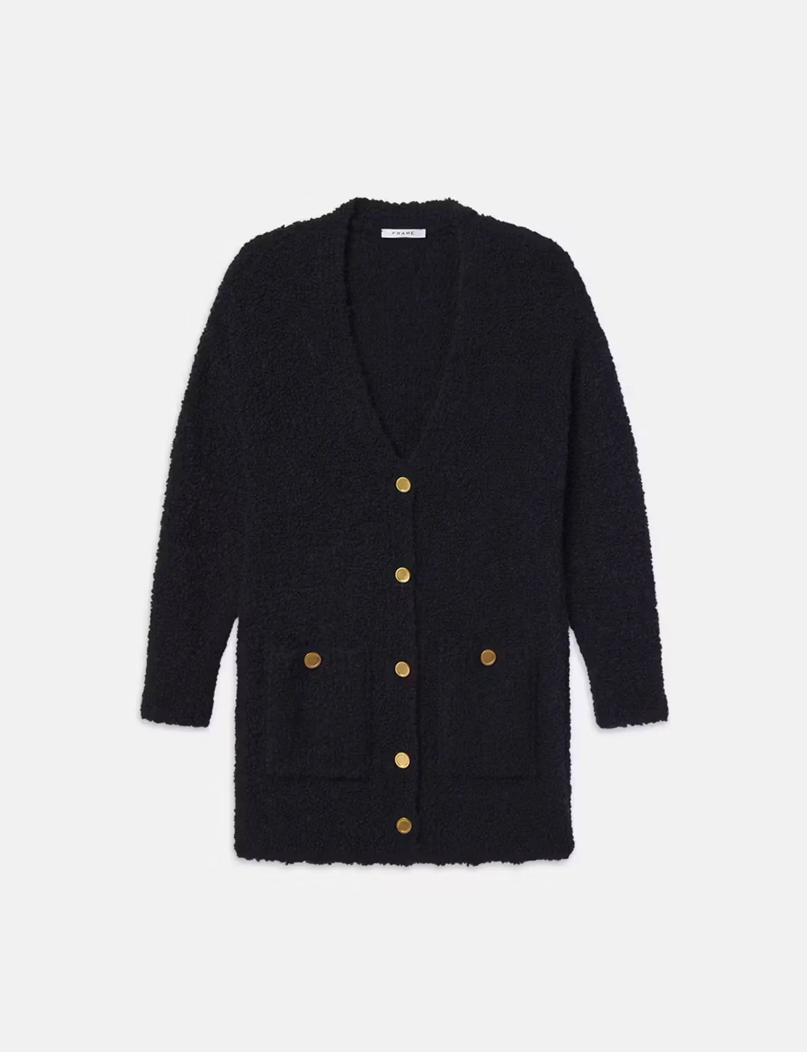 Boyfriend Bouchle Cardi, Navy