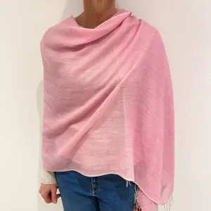 Brand New Sugar Mouse Pink Lightweight Cashmere Pashmina Scarf