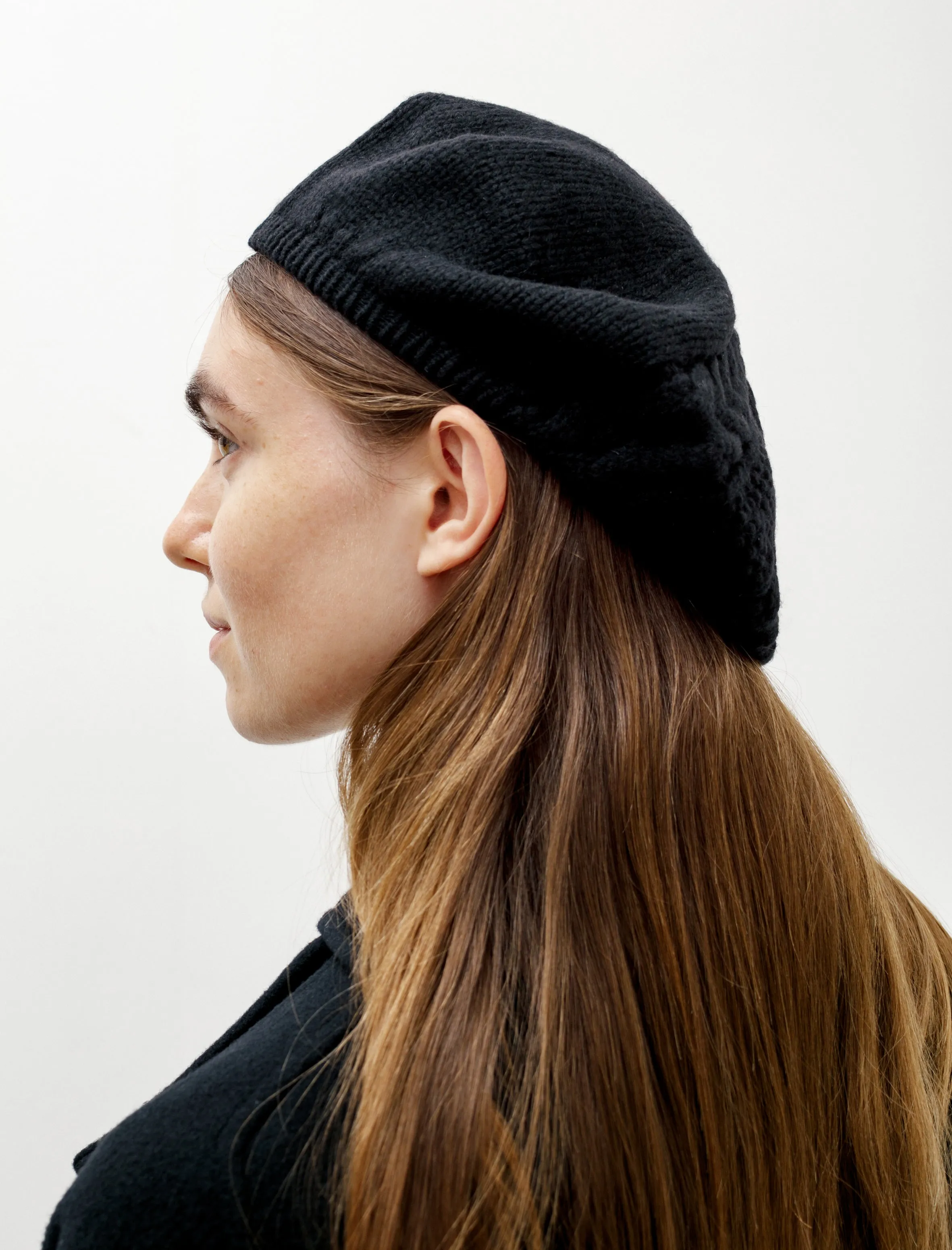 Cable Knitted Beret