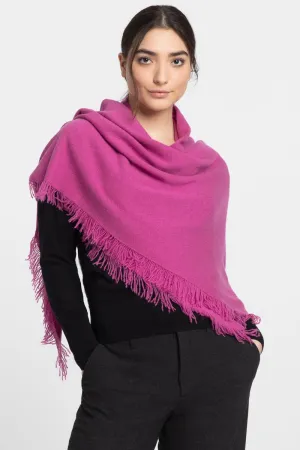 Cashmere Fringe Triangle Wrap