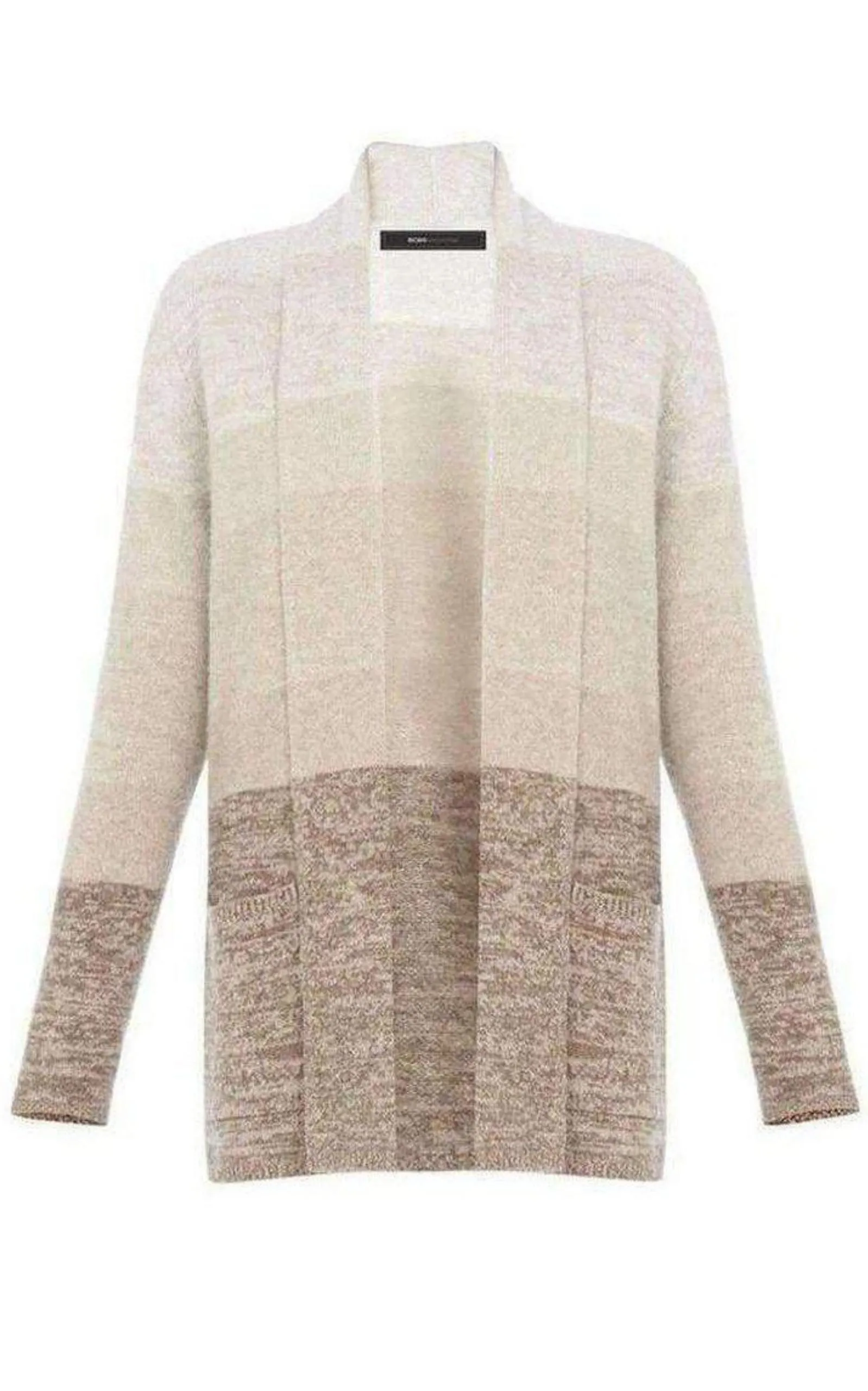 Cashmere Ginata Ombre Shawl Collar Cashmere Blend Cardigan