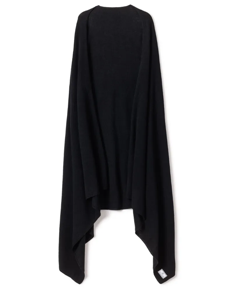 CAWBL Black Cashmere Wrap