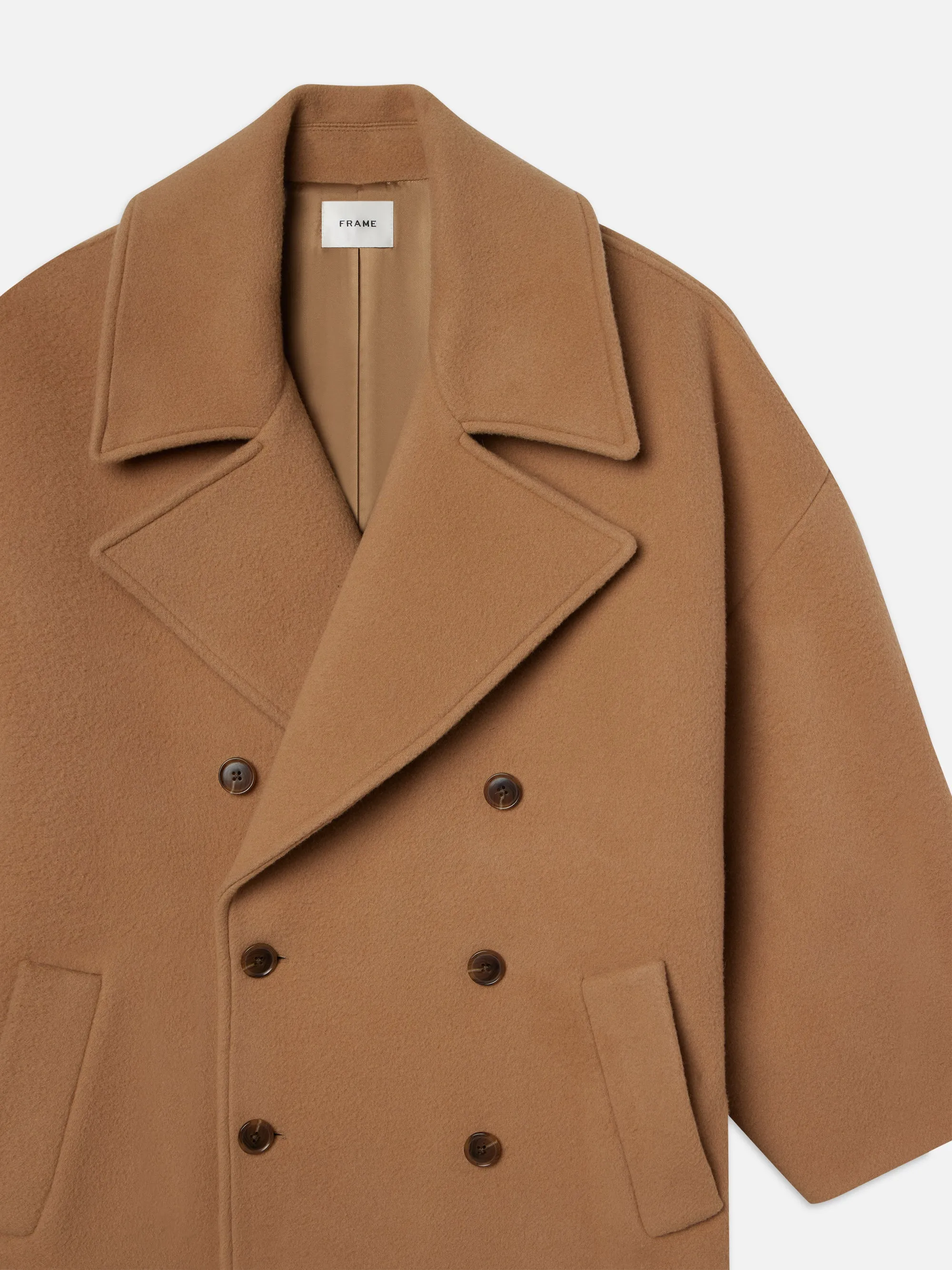 Cocoon Coat -- Camel