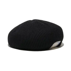 COTTON CLUB BIG BERET - Black