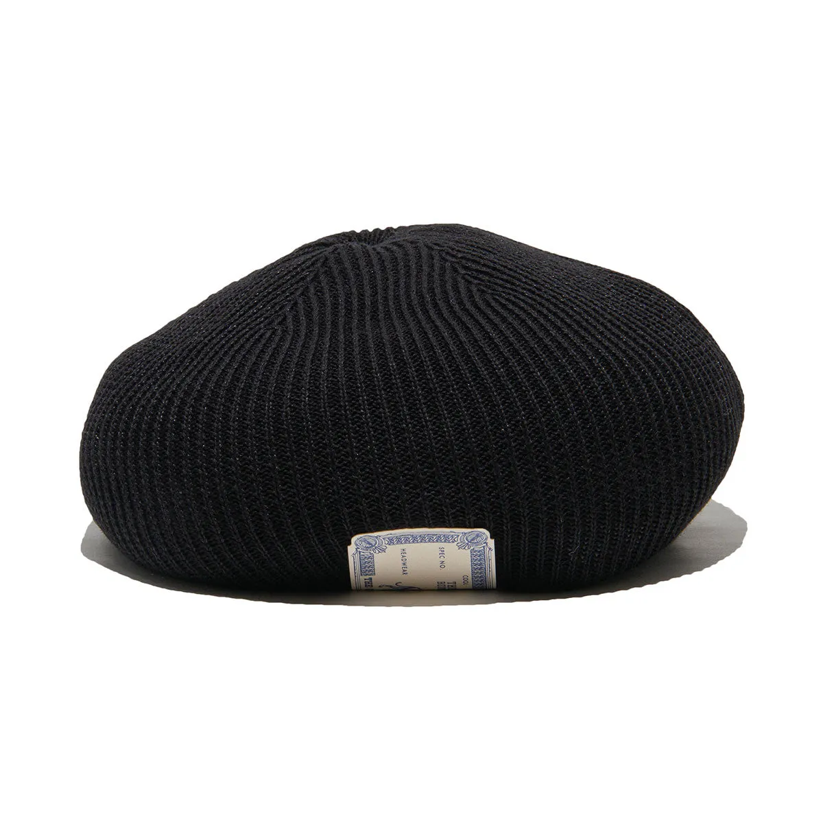 COTTON CLUB BIG BERET - Black