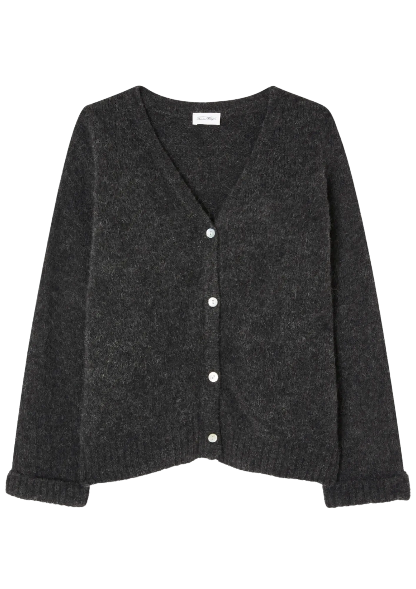 East Cardigan - Charcoal Melange