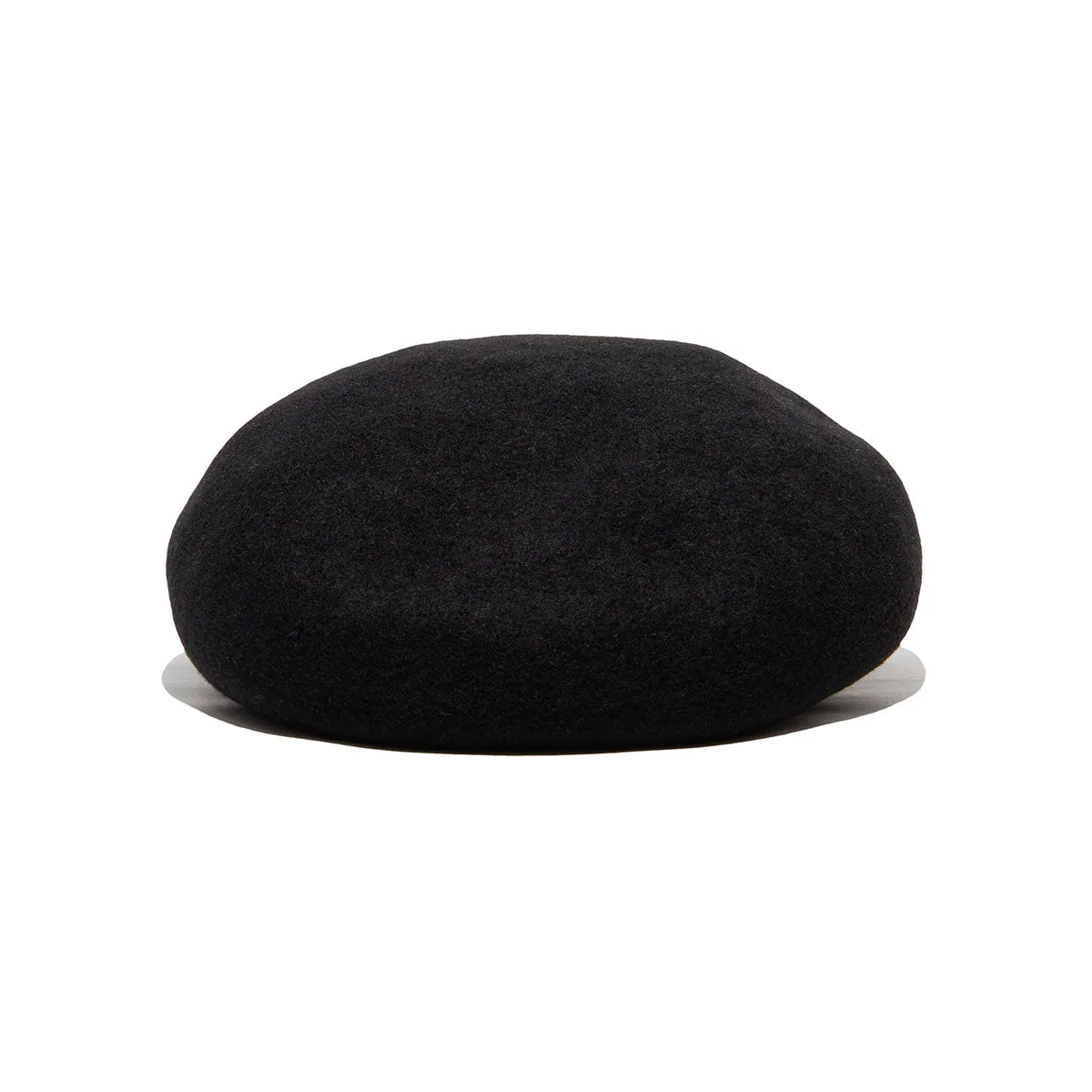 EMBROIDERY BIG BERET - Black