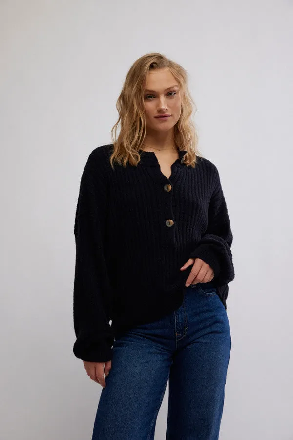 Free People Cocoa Henley