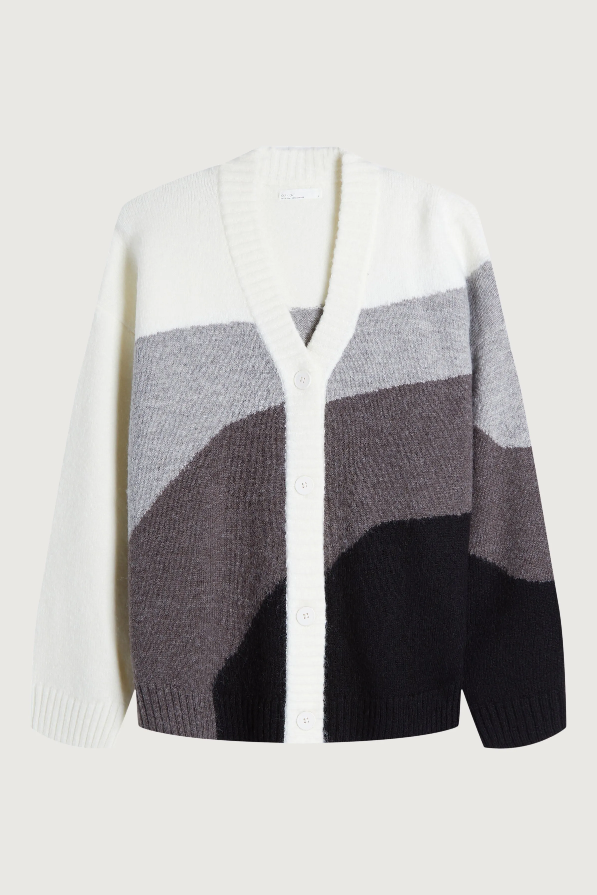 INTARSIA KNIT CARDIGAN