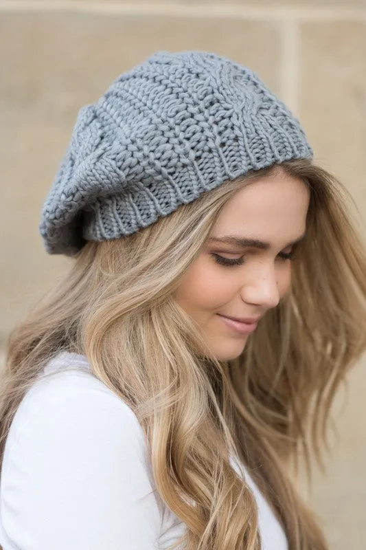 Knit Slouchy Beret