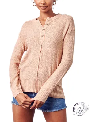 Made With Love Henley Sweater