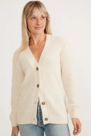 Marine Layer Nova Oversized Cardigan in Ivory