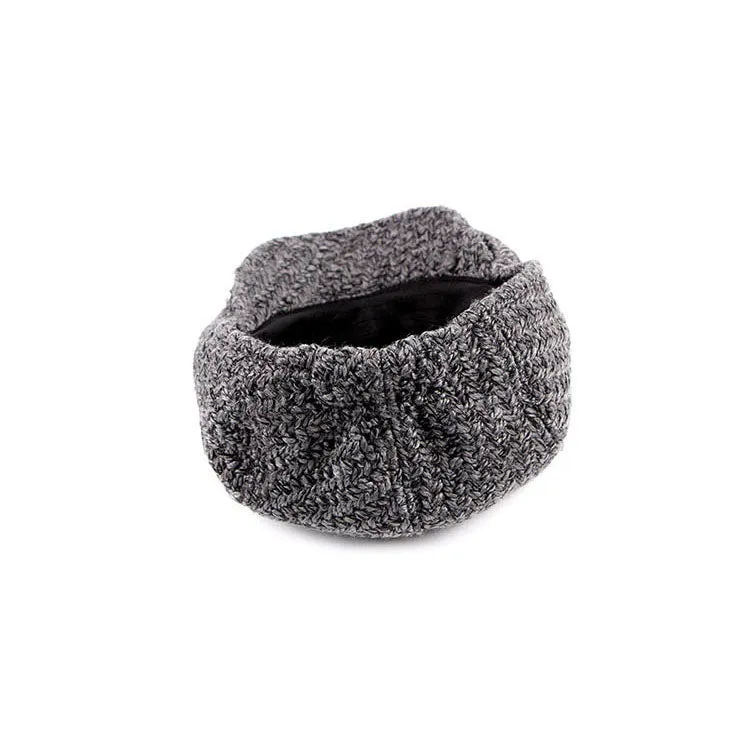 Men's Fashion Knitted Winter Beret Hat - Gray,Black