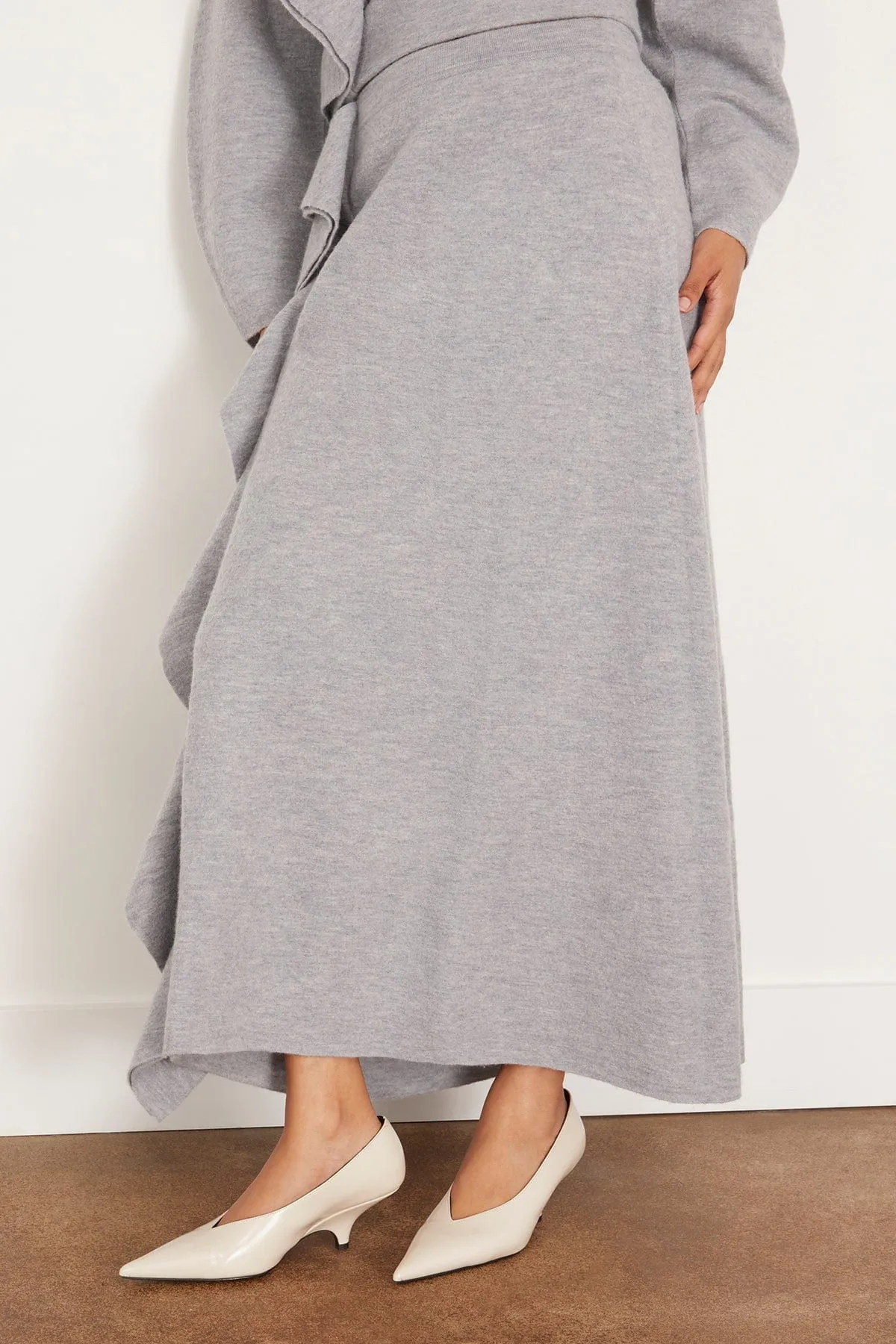 Mireya Skirt in Heather Grey