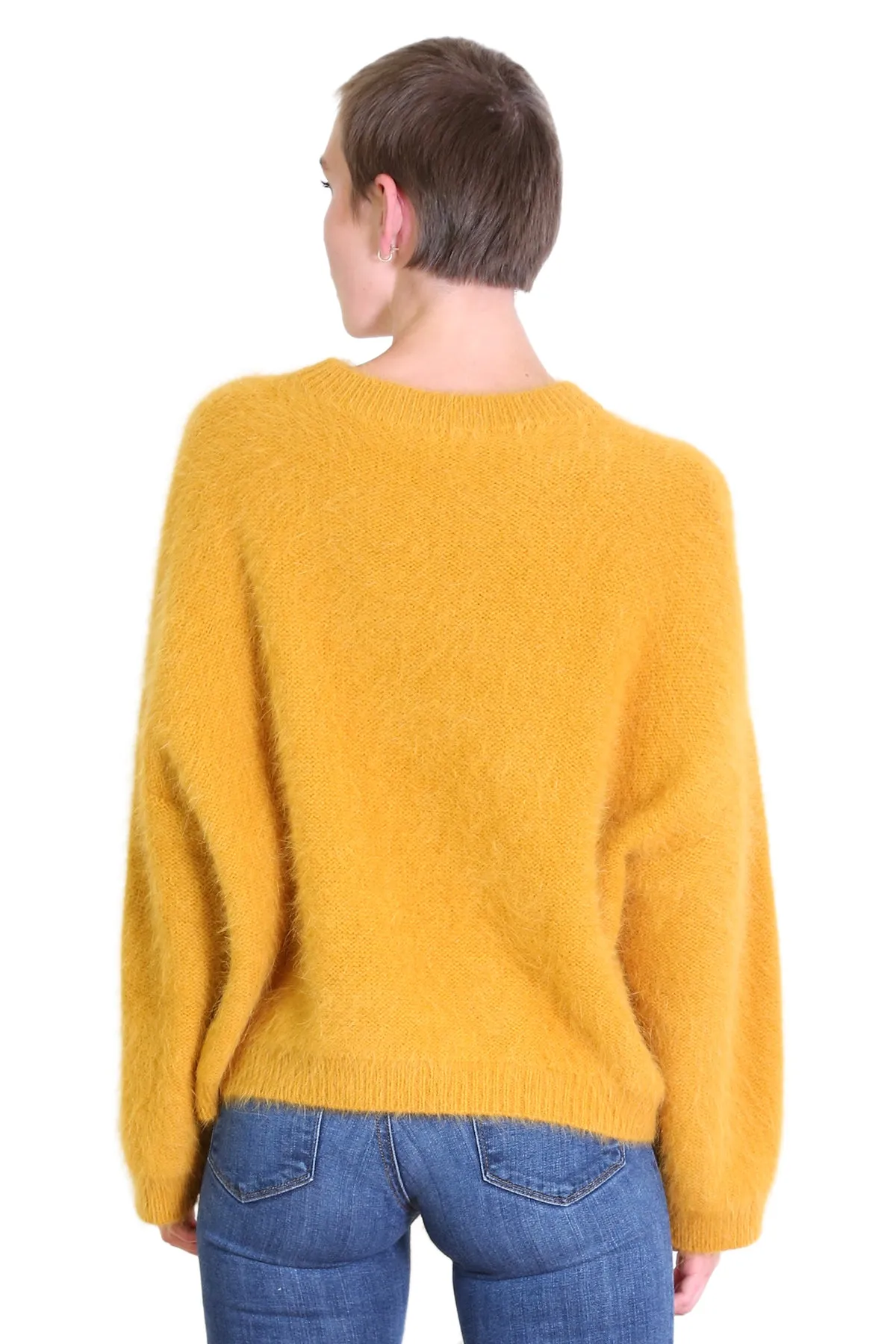 Montreal Angora Knit Mustard