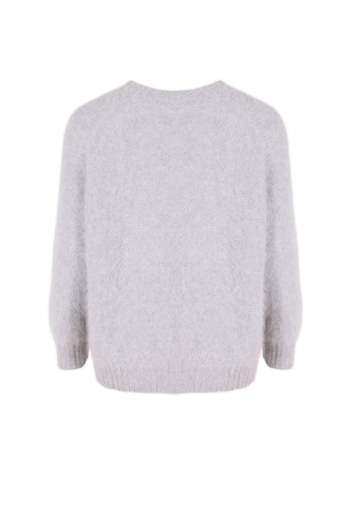 Montreal Knit Silver Grey in Angora