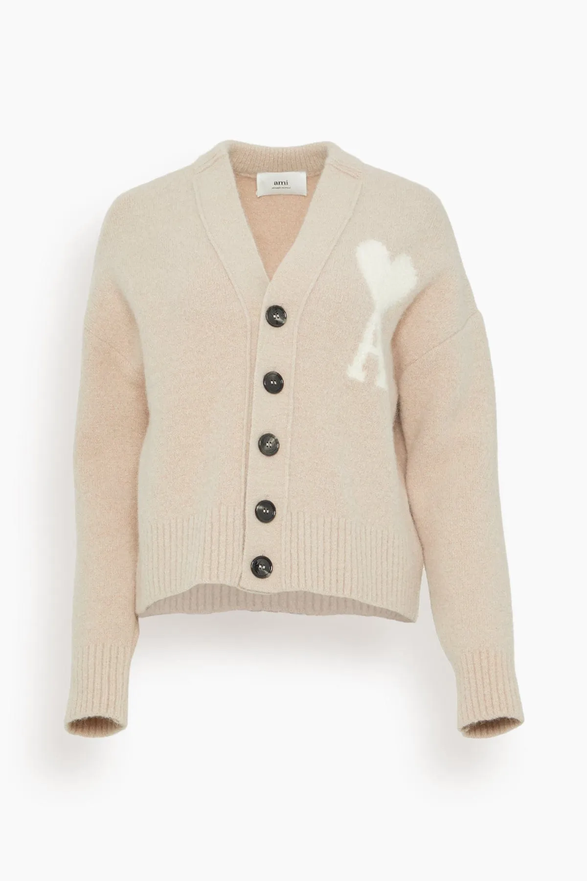 Off White ADC Cardigan in Powder Pink/Ivory