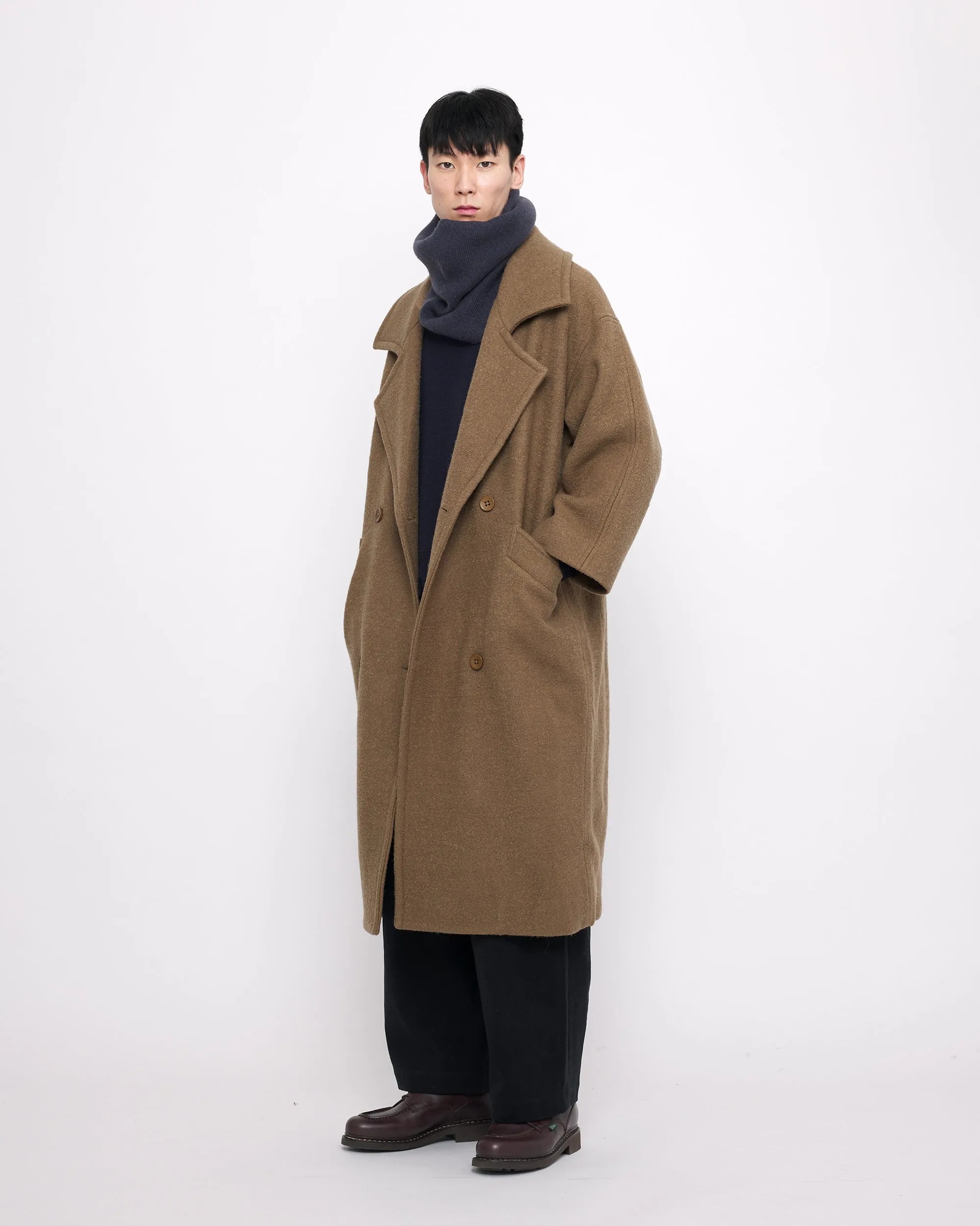 Oversized Wool Coat - FW24 - Kelp