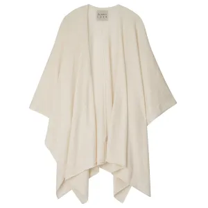 Plain Cashmere Wrap in Cream