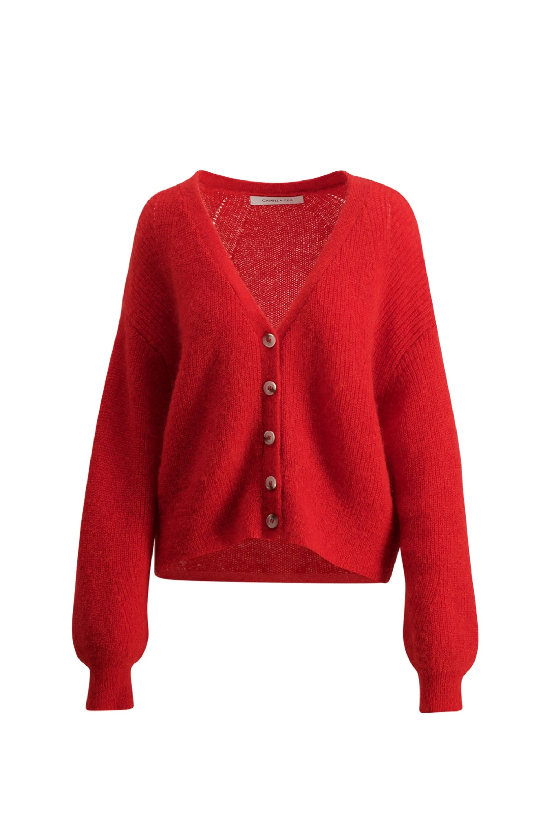 Precise Cardigan - Bright Red