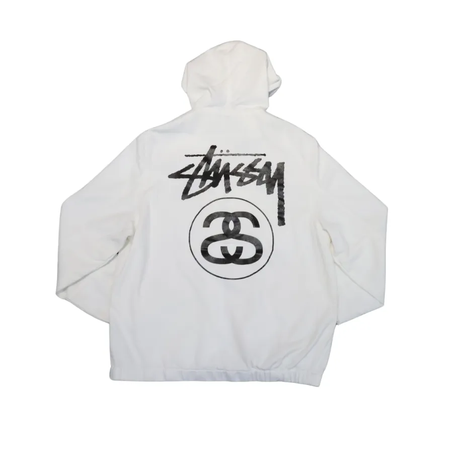 Stussy Link Lightweight Denim Jacket White