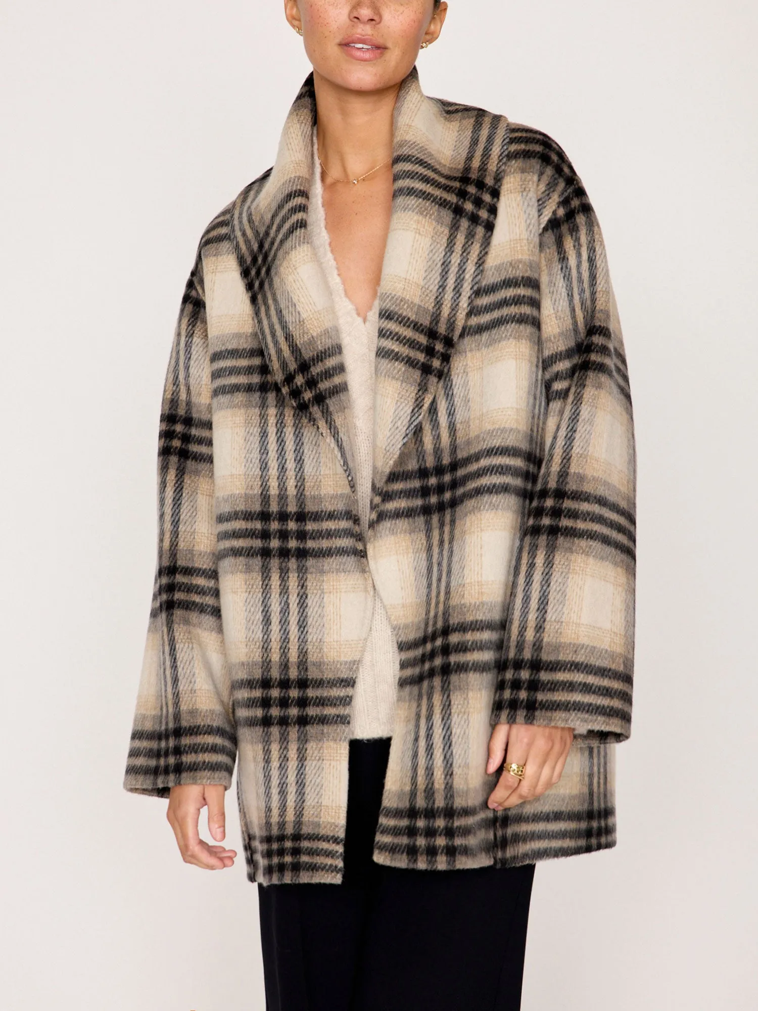 The Finley Plaid Coat