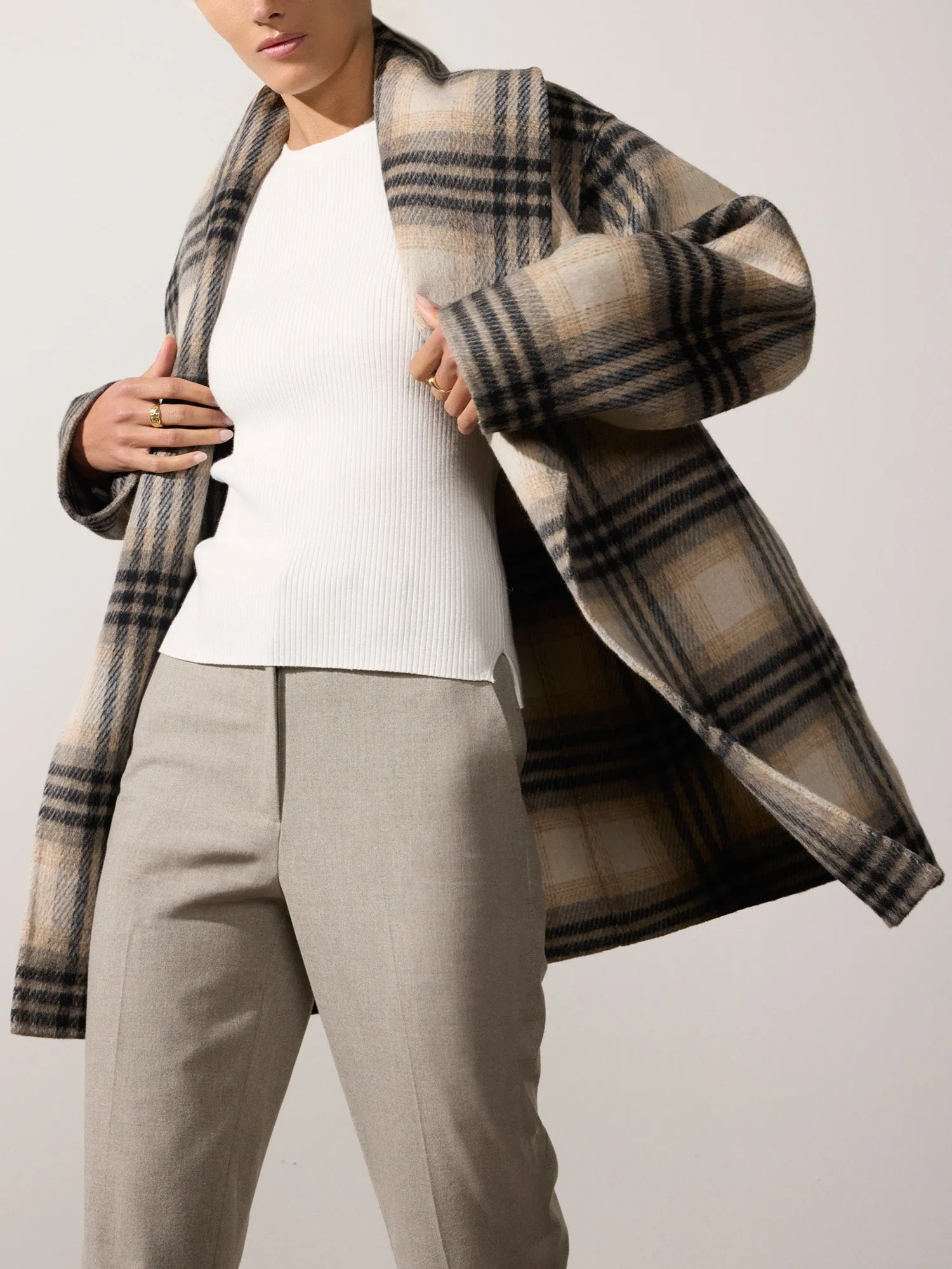 The Finley Plaid Coat