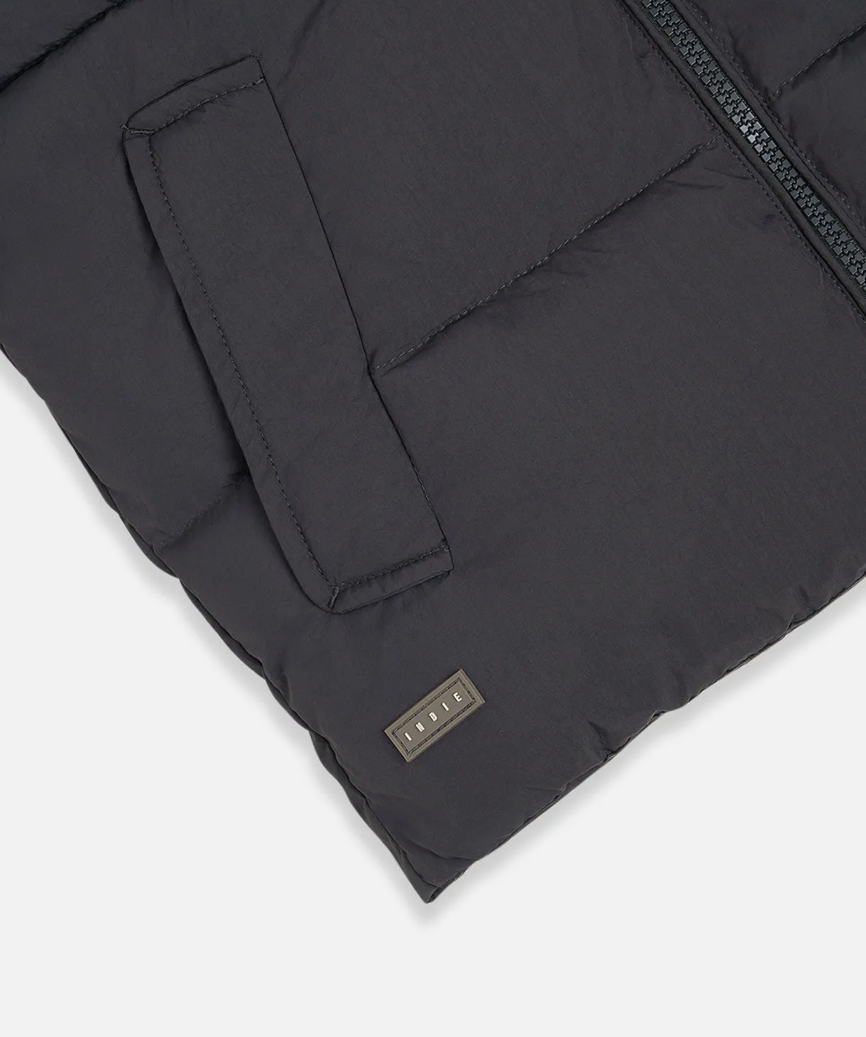 The New Chester Puffer Vest - Black