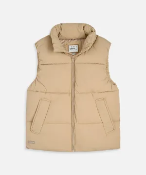 The New Chester Puffer Vest - Toffee