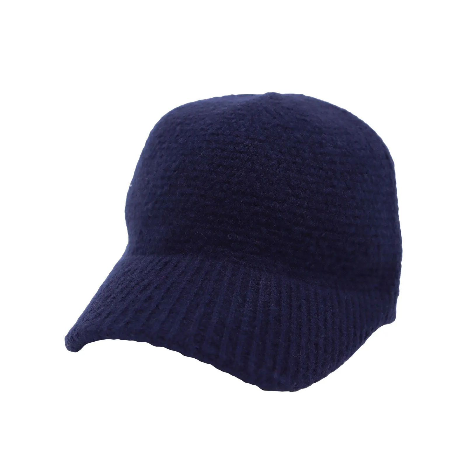 Women Winter Knit Visor Beanie Hat Watch Skull Cap ACQ1381