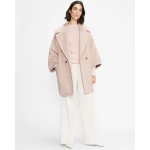 Women Wmo-Jjuliet-Oversized Cocoon Coat - Lt-Pink